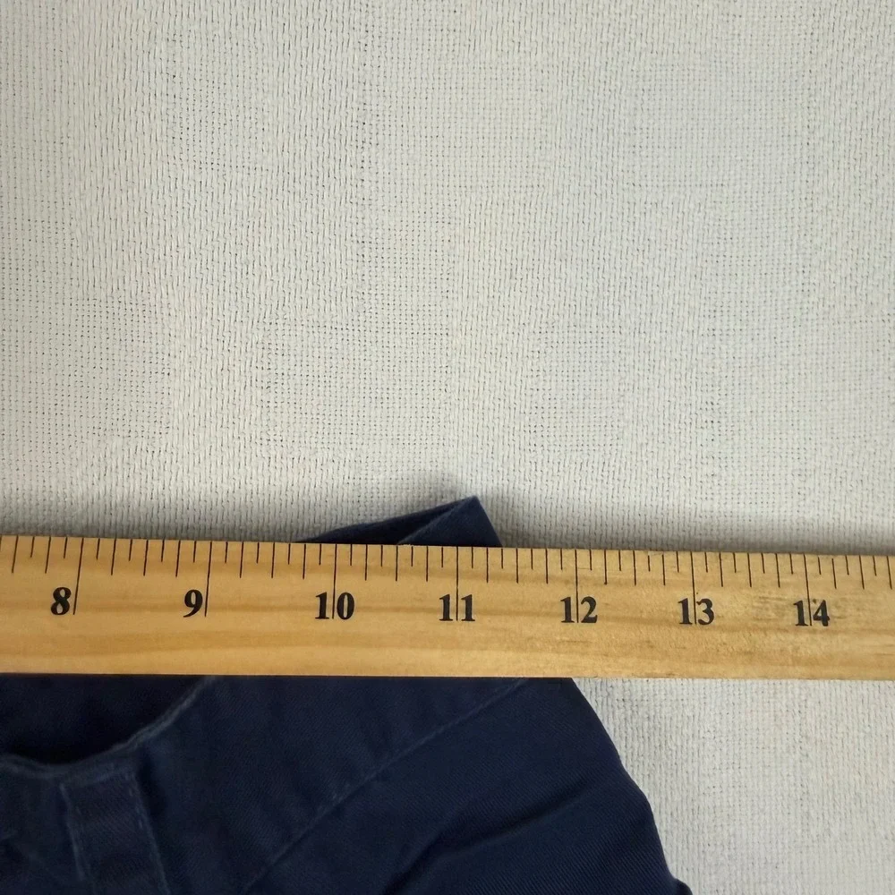 Vintage Esprit Sport Navy Blue High Waisted Straight Leg Chino Pants Size 3/4